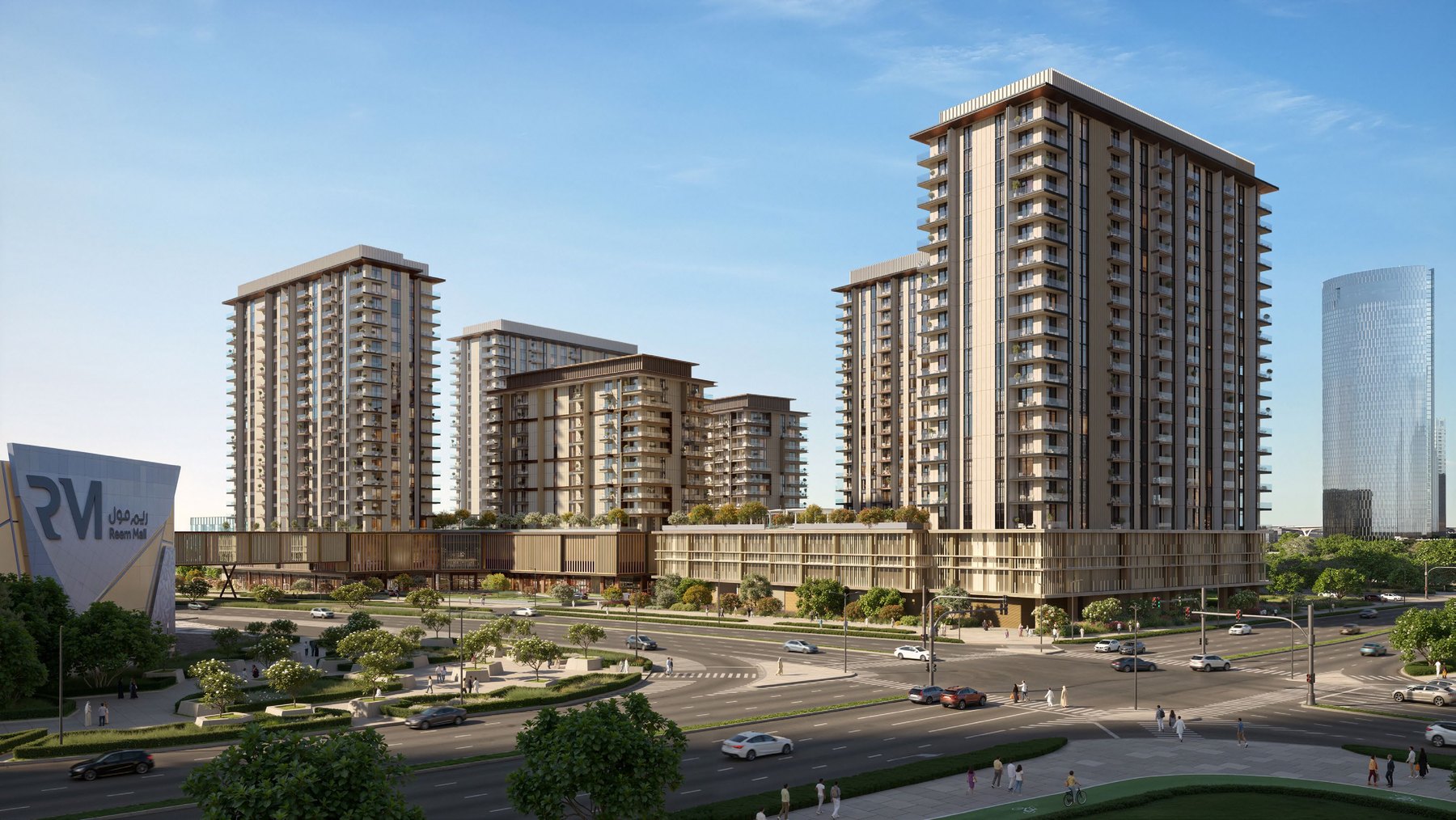 Tara Park residential towers on Reem Island
